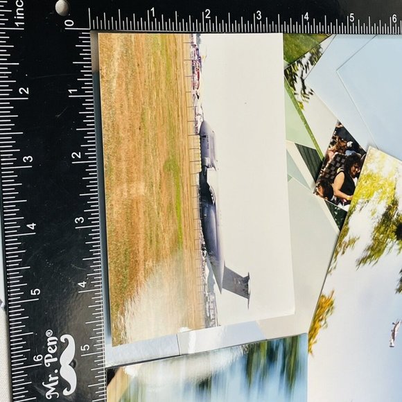 Vintage Lot Aviation Airplane Air Show Snapshot Photos Pictures Blue Angels 90s - Picture 9 of 12